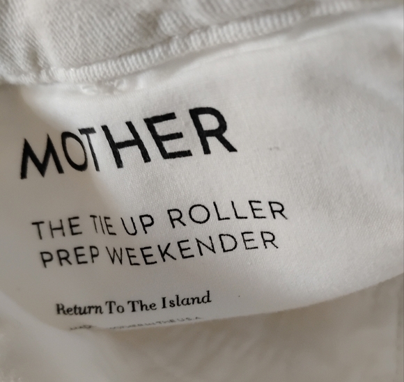 🆕 Mother The Tie Up Roller Prep Weekender in Return to the Island, Size 25, NWT - Picture 13 of 15